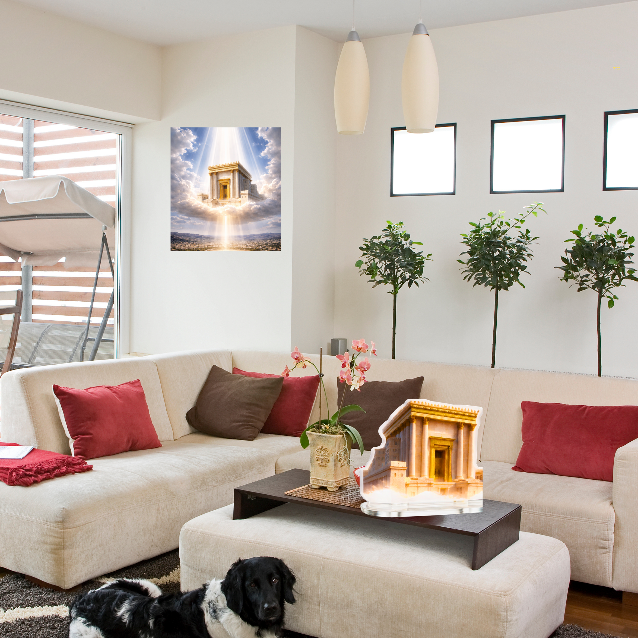 Third Temple Custom Cut Standee — Lucid Design for Home, Office & Shop