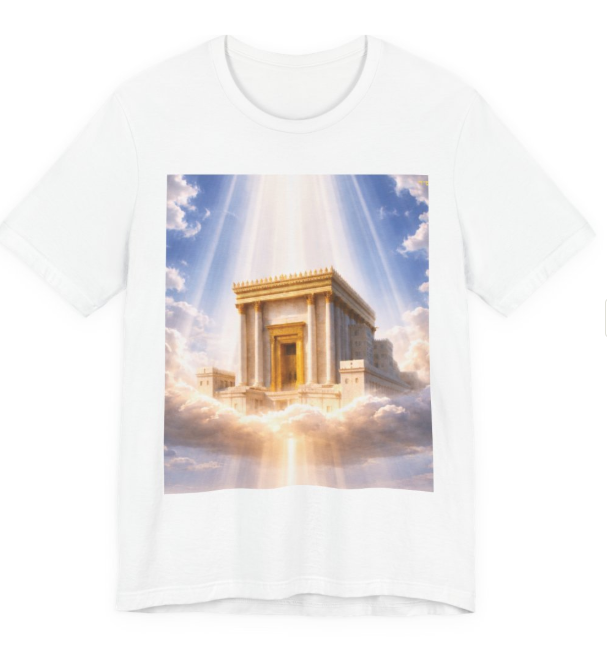 Third Temple Graphic Tee — Jerusalem Temple Illustration T‑Shirt